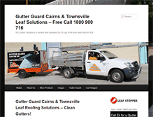 Tablet Screenshot of gutter-solutions.com.au